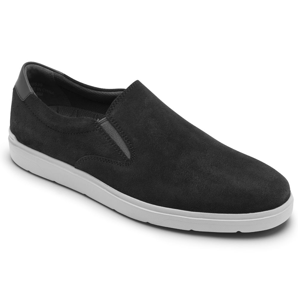 Tenis Rockport Homem Cinzentas Escuro - Total Motion Lite Slip-On - 96304YTLP